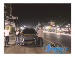 Polsek Indrapura Gelar Patroli Malam, Antisipasi Balap Liar, Begal, dan Tawuran