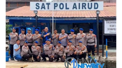 Kapolres Langkat Kunjungi Mako Sat Polairud, Pastikan Kesiapan Jelang Nataru