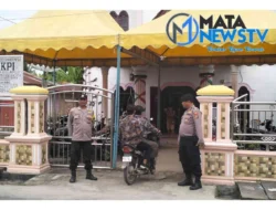 Polsek Lima Puluh Amankan Pelaksanaan Ibadah Minggu di Gereja GKPI Lima Puluh