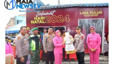 Kapolres Batu Bara Tinjau Kesiapan Pos Pam dan Pos Yan Operasi Lilin Toba 2024