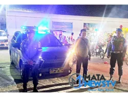 Personel Polsek Labuhan Ruku Laksanakan Patroli Malam untuk Jaga Kamtibmas