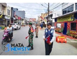 Pos Pam I Kotapinang Polres Labuhanbatu Selatan Gelar Apel Pagi dan Pemantauan Lalu Lintas