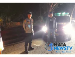Personel Polsek Lima Puluh Gelar Patroli Malam Hari untuk Jaga Kamtibmas