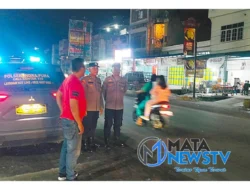 Polsek Indrapura Gelar Patroli Malam Antisipasi Balap Liar, Begal, dan Tawuran