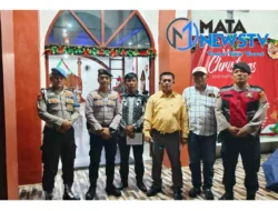 Polsek Labuhan Ruku Amankan Perayaan Malam Natal di Gereja HKBP Distrik Asahan Labuhan Batu