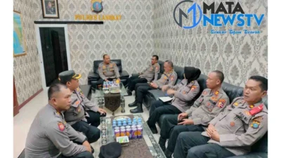 Tim Supervisi Mabes Polri Tinjau Pelaksanaan Operasi Lilin Toba 2024 di Polres Langkat