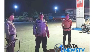 Personel Polsek Labuhan Ruku Gelar Patroli Malam, Antisipasi Gangguan Kamtibmas di Wilayah Hukum Polres Batu Bara