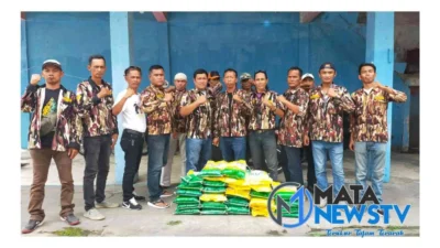 Rayon GM FKPPI 0201-12 Medan Helvetia Gelar Bakti Sosial Natal dan Tahun Baru