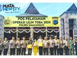 Kapolres Simalungun Dampingi Tim Itwasum Polri Tinjau Operasi Lilin Toba 2024 di Parapat,