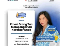Indibiz Sumut Gelar Webinar Pendidikan Series 4: “Emosi Orang Tua Mempengaruhi Karakter Anak