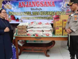 Kapolres Pematangsiantar Pimpin Bakti Sosial Sambut Natal 2024, Berbagi Kasih di Panti Asuhan dan Personil Sakit
