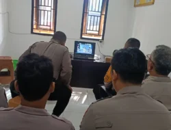 Satpamobvit Polres Simalungun Ikuti Zoom Meeting “Risk Assessment Objek Wisata”