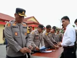 Kapolres Pelabuhan Belawan Pimpin Apel Jam Pimpinan, Tekankan Disiplin dan Profesionalisme Personel