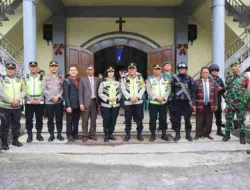 Kapolres Pematangsiantar Pimpin Patroli Skala Besar dan Monitoring Puncak Perayaan Natal 2024
