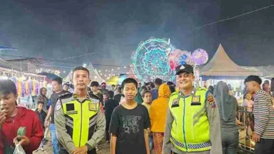 Polsek Tanah Jawa Intensifkan Patroli Malam Cegah Gangguan Kamtibmas Selama Operasi Lilin Toba 2024