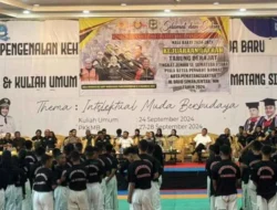Kapolsek Sianțar Hadiri Pelantikan Pengurus Kota Kodrat Pematangsiantar Periode 2024-2028