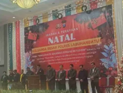 Lapas Rantauprapat Hadiri Perayaan Natal Yang di Selenggarakan Polres Labuhanbatu