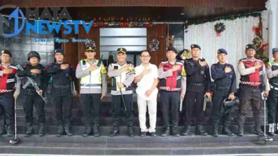 Kapolres Pematangsiantar Pimpin Sterilisasi Gereja Prioritas Jelang Ibadah Malam Natal 2024