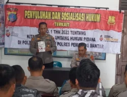 Polres Pematangsiantar Sosialisasikan UU No. 1 Tahun 2023 tentang KUHP