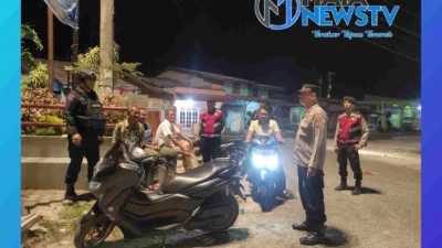 Polres Batu Bara dan Sat Brimob Yon B Tebing Tinggi Gelar Patroli Malam dalam Ops Lilin Toba 2024