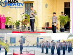 Upacara Kenaikan Pangkat di Polres Labuhanbatu Selatan Berlangsung Khidmat dan Lancar