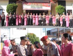 14 Personel Polres Samosir Naik Pangkat, Awali Tahun 2025 dengan Prestasi