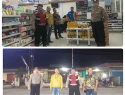 Polsek Medang Deras Gelar Patroli Malam Antisipasi Kejahatan dan Gangguan Kamtibmas
