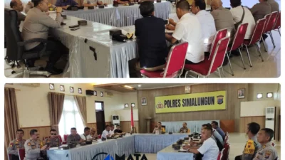 Kapolres Simalungun Pimpin Rakor Penentuan Lahan Tumpang Sari Jagung untuk Ketahanan Pangan