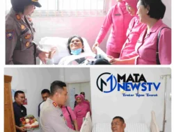 Kapolres Pematangsiantar Jenguk Kasi Propam dan Kanit Regident yang Sedang Dirawat di Rumah Sakit