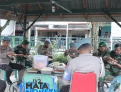 Propam Polres Samosir dan Koramil 03 Pangururan Gelar Serapan Bersama