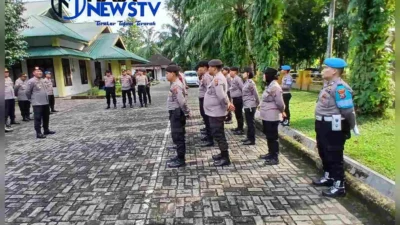 Polres Langkat Amankan Penetapan Pasangan Calon Terpilih Bupati dan Wakil Bupati