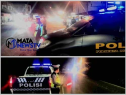 Patroli Blue Light Satlantas Polres Labuhanbatu Selatan Jaga Kelancaran Lalu Lintas dan Keamanan Jalan Raya