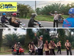 Satlantas Polres Batu Bara Gelar Pengaturan Lalu Lintas Demi Kenyamanan Pengguna Jalan