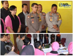 Kapolres Pematangsiantar Melayat ke Rumah Duka Almarhum AIPTU Jhon Edy Sipayung