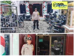 Bhabinkamtibmas Polsek Lima Puluh Laksanakan Pengamanan Ibadah Minggu di Gereja GKPI