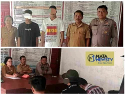 Bhabinkamtibmas Polsek Onanrunggu Mediasi Kasus Pencurian Tuak di Samosir