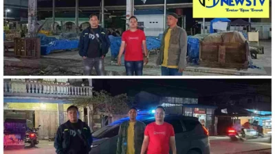 Polsek Labuhan Ruku Gelar Patroli Malam, Pastikan Wilayah Aman dan Kondusif