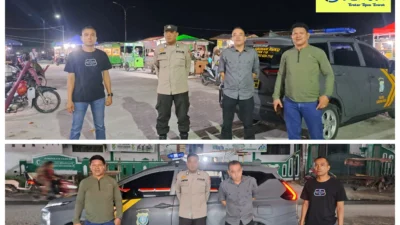 Polsek Labuhan Ruku Laksanakan Patroli Malam untuk Antisipasi Gangguan Kamtibmas