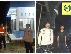 Patroli Malam Polsek Indrapura: Antisipasi 3C dan Gangguan Kamtibmas di Wilayah Hukum Polres Batu Bara
