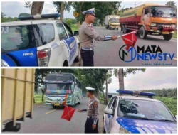 Polres Batu Bara Gelar Patroli Kibas Bendera, Pastikan Keamanan Lalu Lintas di Wilayah Rawan