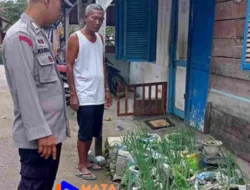 Polsek Siantar Timur Dukung Ketahanan Pangan Lewat Kegiatan Sambang Warga