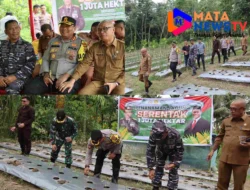 Polres Nias Selatan Bersama Forkopimda Gelar Penanaman Jagung Serentak 1 Juta Hektar untuk Wujudkan Swasembada Pangan 2025