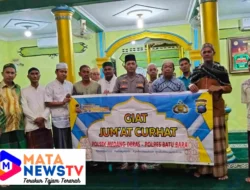 Polsek Medang Deras Laksanakan Cooling System dan Jumat Curhat Bersama Jemaah Subuh di Masjid Al-Mukhlisin