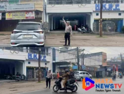 Satlantas Polres Batu Bara Gelar Patroli dan Pengamanan Ibadah Minggu di Sejumlah Gereja