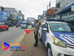 Satlantas Polres Batu Bara Gelar Patroli Kibas Bendera, Pastikan Keamanan dan Ketertiban Lalu Lintas