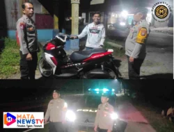 Patroli Malam Polsek Lima Puluh, Pastikan Situasi Aman dan Kondusif di Wilayah Hukum