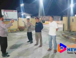 Polsek Medang Deras Gelar Apel Malam, Antisipasi Kejahatan Jalanan dan Premanisme