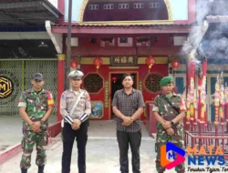 Polsek Indrapura Laksanakan Pengamanan Ibadah Perayaan Tahun Baru Imlek 2576 Kongzili di Pekong Kwang Kok So