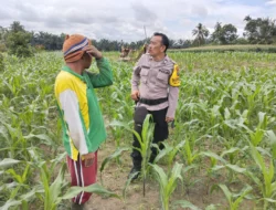 Dukung Ketahanan Pangan :  Bhabinkamtibmas Polsek Siantar Martoba Sambangi Warga Binaan