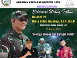 GAWARIS Mengucapkan Selamat Ulang Tahun kepada Kolonel Inf Hista Soleh Harahap, S.I.P., M.I.P.